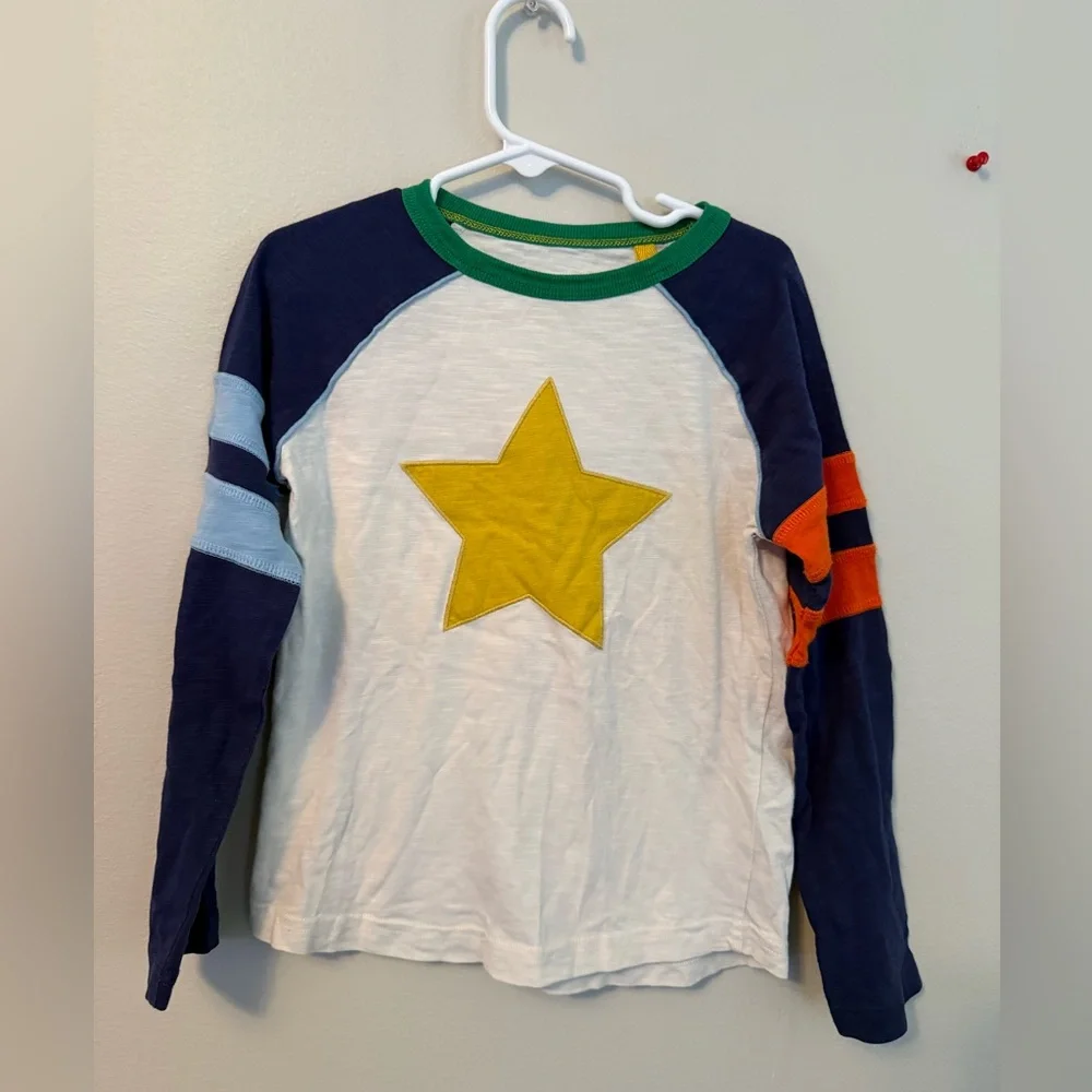 Mini Boden Long Sleeve Star Shirt